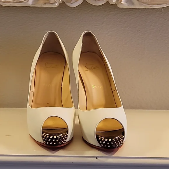 Christian Louboutin 120mm spiked heels 39.5. - Picture 2 of 15